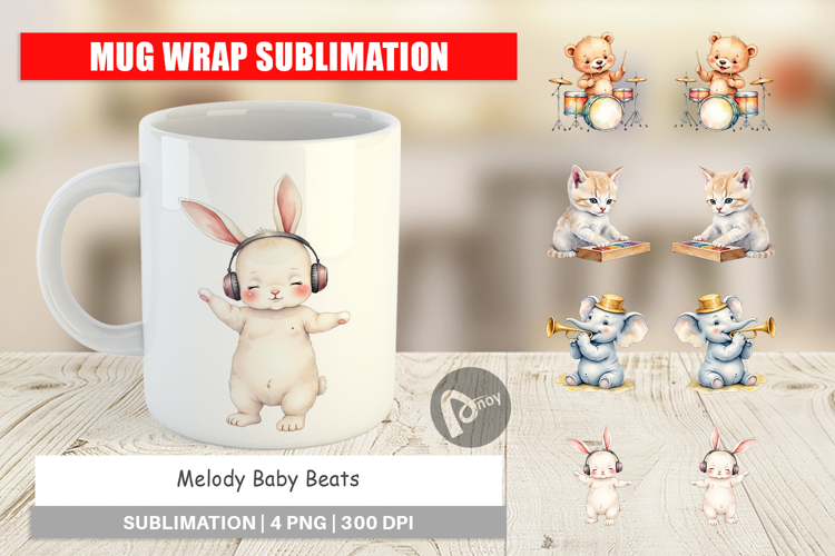 Mug Wrap Melody Baby Beats