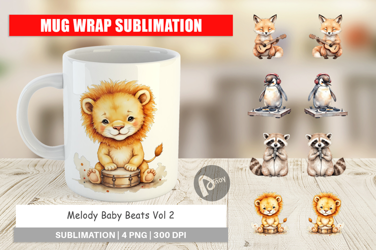 Mug Wrap Melody Baby Beats