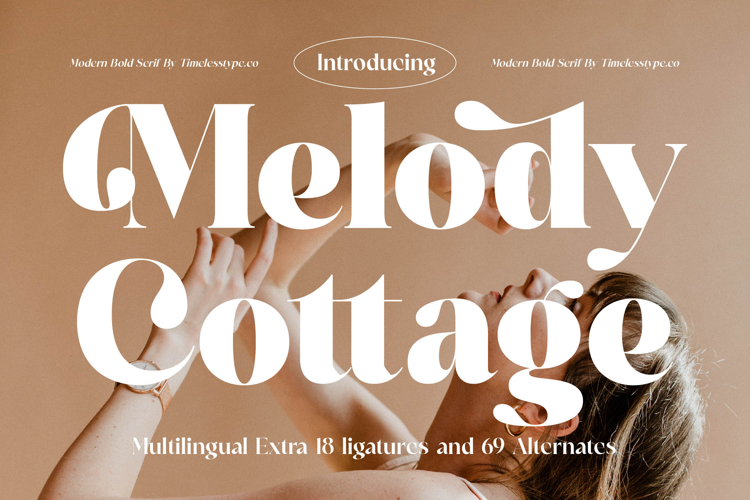 Melody Cottage - Modern Bold Serif
