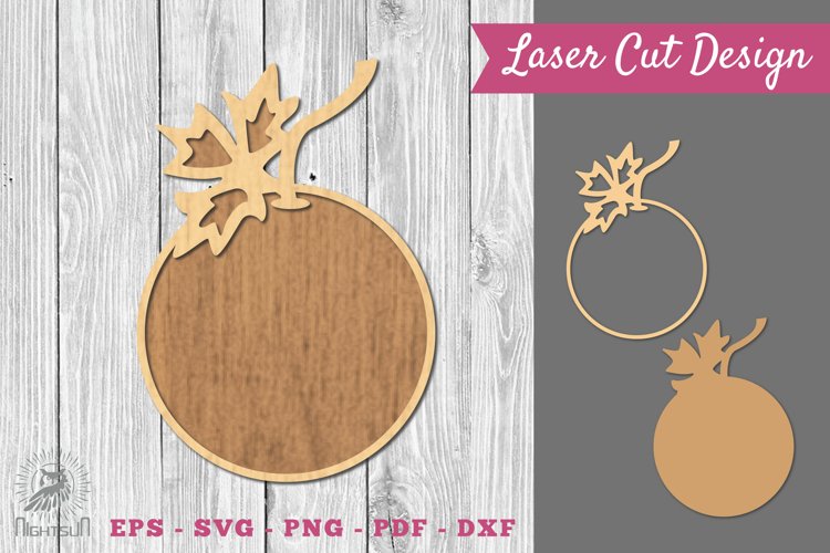 Melon Laser Cut Decoration SVG example image 1