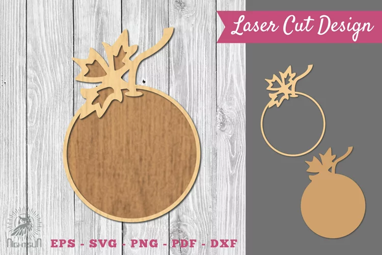 Melon Laser Cut Decoration SVG