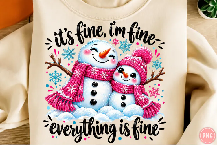 Meltdown Snowman Christmas Sublimation, Funny Christmas PNG