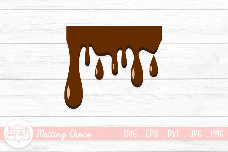 Chocolate Dripping SVG | Melting Drip Chocolate Clipart