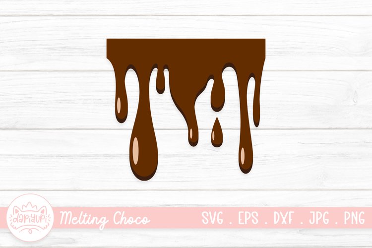 Chocolate Dripping SVG | Melting Drip Chocolate Clipart