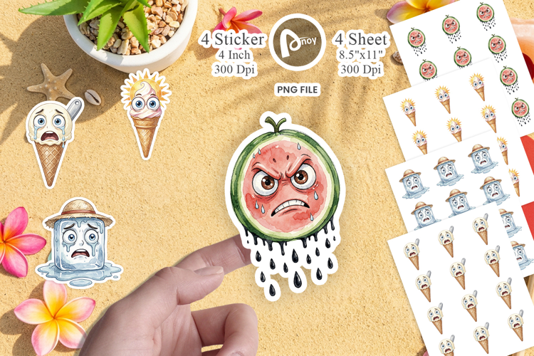 Melting Sweet Snack Sticker