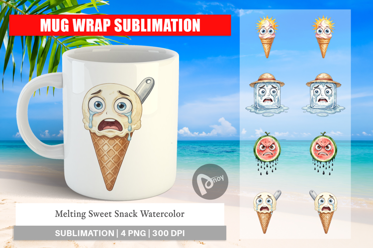 Melting Sweet Snack Mug Wrap