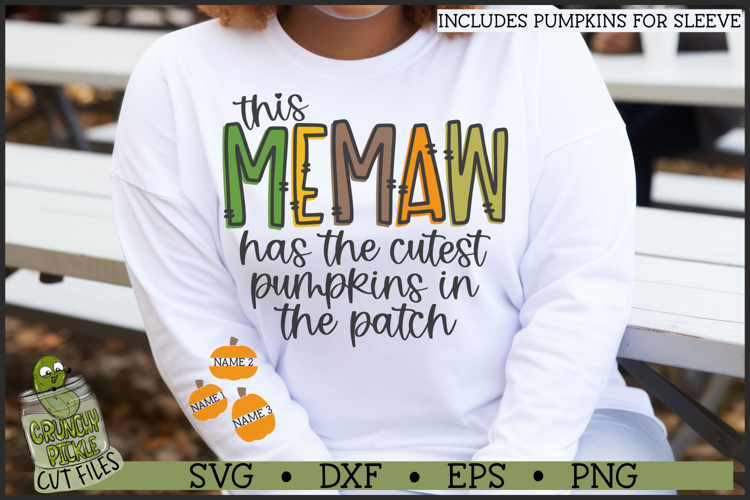 Memaw Pumpkin Patch SVG File