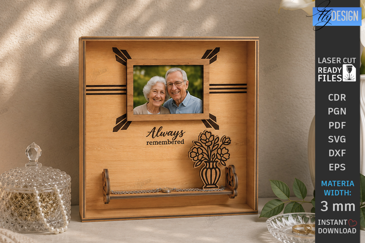 Memorial Photo Frame Laser Cut | Memory Picture Board | CNC