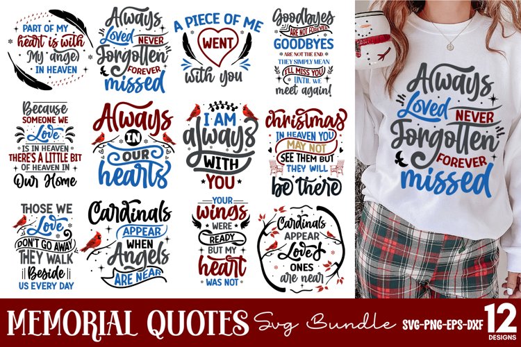 Memorial Quotes SVG Bundle, Christmas in Heaven SVG, Memorial Quotes Bundle, Memorial Quotes SVG, Memorial SVG Bundle, Memorial SVG, Christmas Memorial Quotes SVG, Memorial svg bundle, bereavement svg, angel in heaven svg, Christmas Cardinal Quotes Svg,Ch
