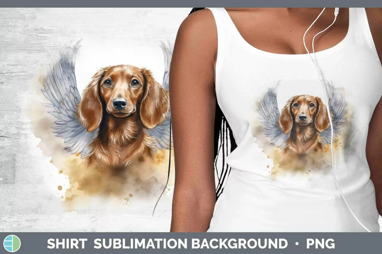 Memorial Watercolor Dachshund Shirt Sublimation Sublimation