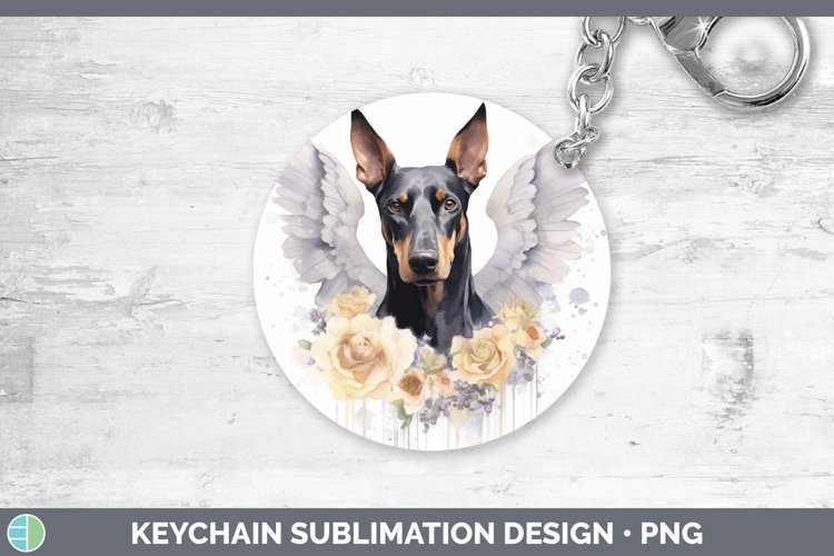 GorgeousMemorial Watercolor Keychain design.