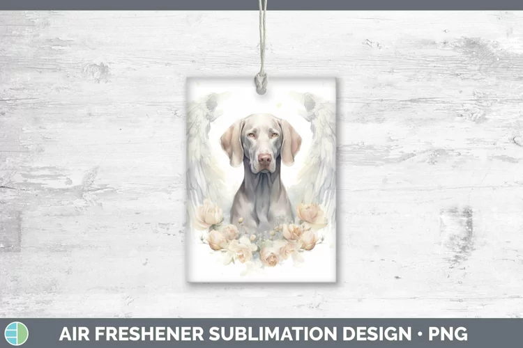 Memorial Weimaraner Air Freshener Sublimation Car Freshener