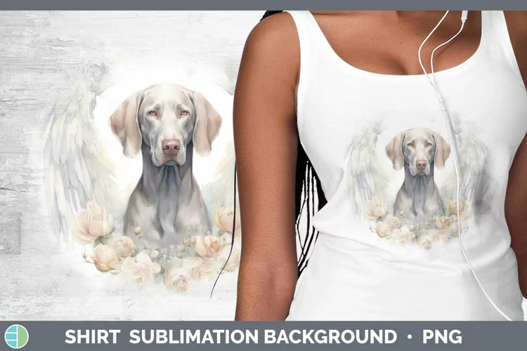 Memorial Weimaraner Shirt Sublimation Sublimation Background