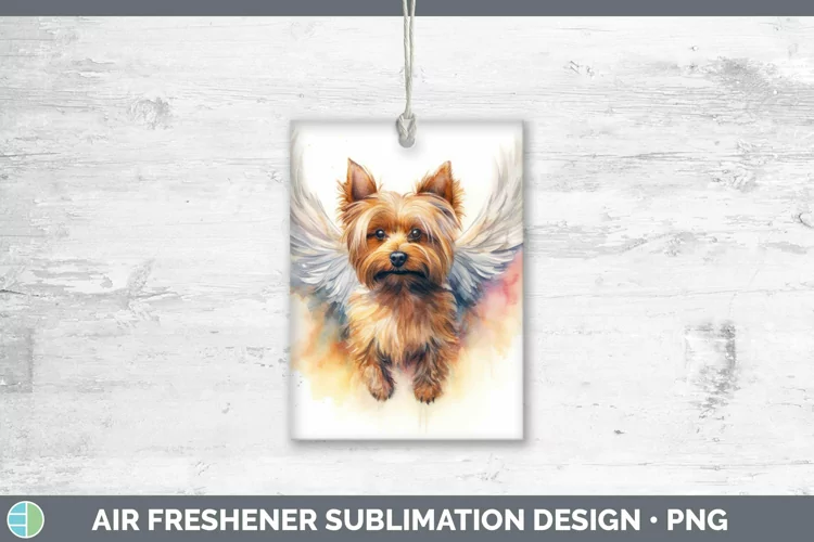 Memorial Yorkshire Terrier Air Freshener Sublimation Car Fre