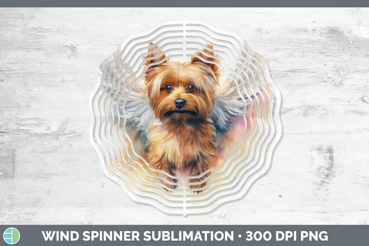 Memorial Yorkshire Terrier Wind Spinner Sublimation Spinner