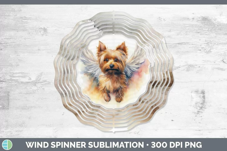 Memorial Yorkshire Terrier Wind Spinner Sublimation Spinner