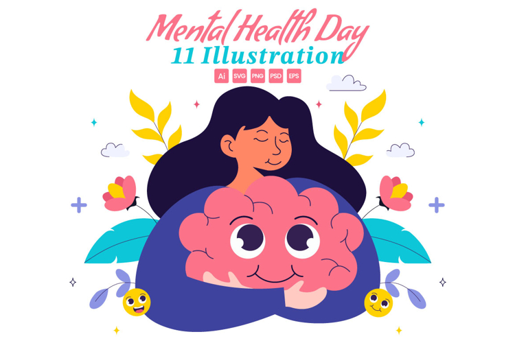 11 World Mental Health Day Illustration