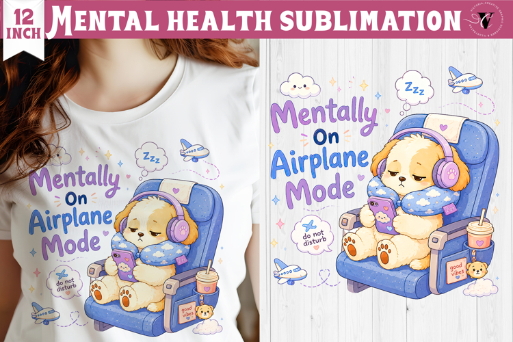 Mental Health Sublimation | Funny Self Care clipart