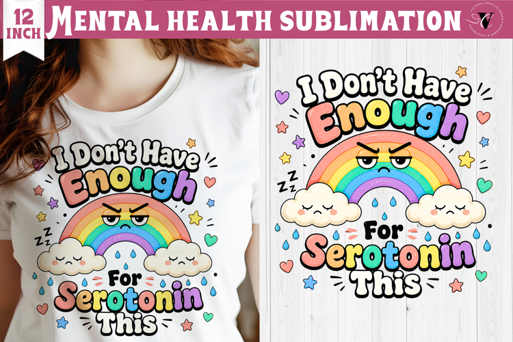 Mental Health Sublimation | Funny Self Care clipart