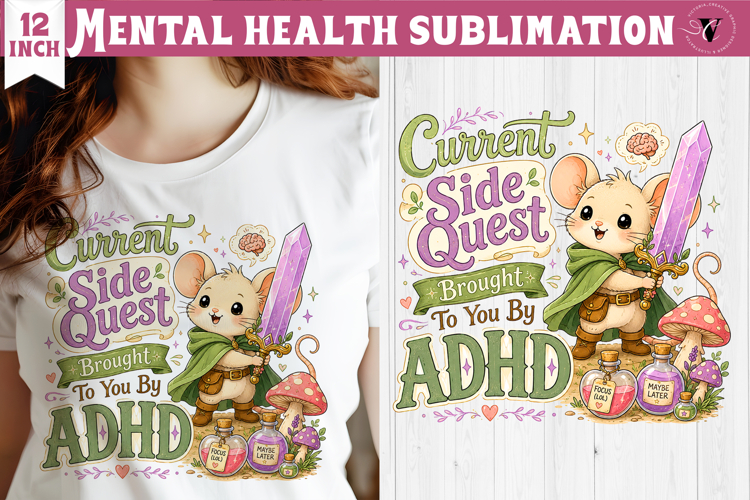 Mental Health Sublimation | Funny Self Care clipart