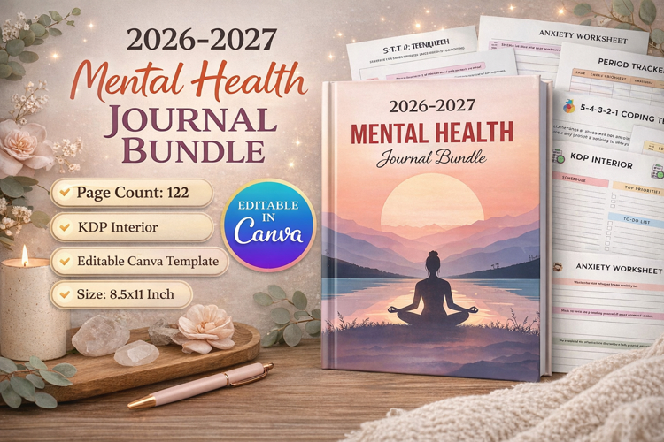 2026 & 2027 Mental Health Journal Bundle