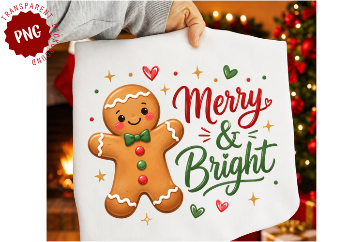 Merry & Bright PNG