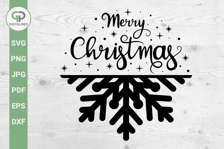 Merry Christmas SVG Christmas Scene SVG