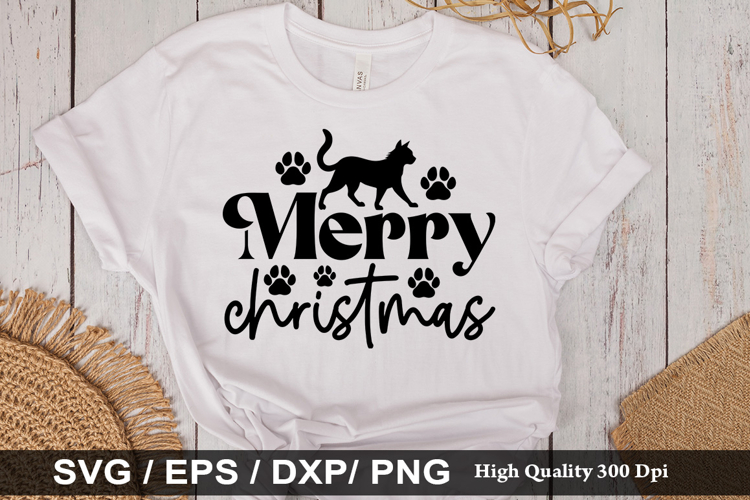 Christmas Cat Clipart Image 24