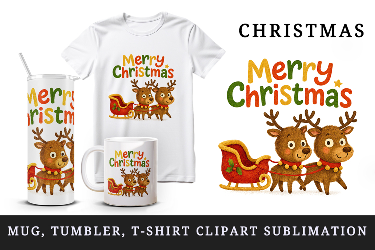 Merry Christmas tumbler, mug wrap, clipart sublimation png