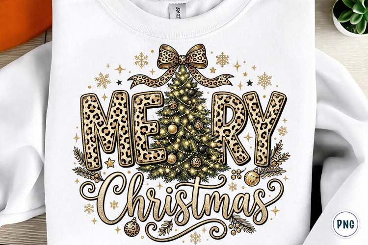 Merry Christmas Buffalo Plaid PNG