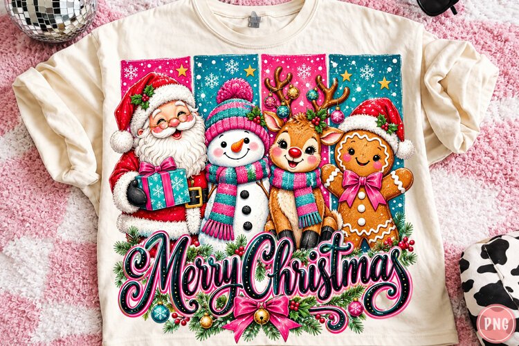 Merry Christmas Characters PNG example image 1