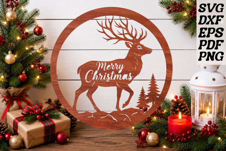 Rustic Merry Christmas Svg Image 2