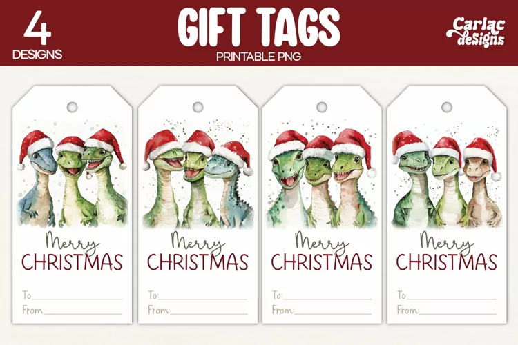 Christmas Gift Tags, Merry Christmas Printable Tags