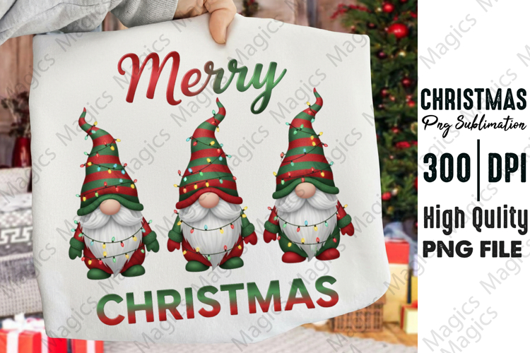 Merry Christmas Gnomes png