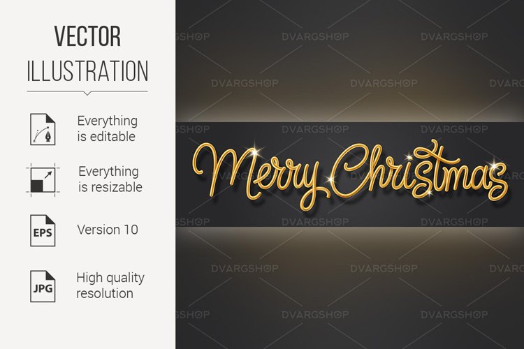 Merry Christmas Clipart Image 15
