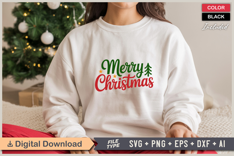 Merry Christmas SVG | Christmas SVG | Holiday SVG | Xmas SVG