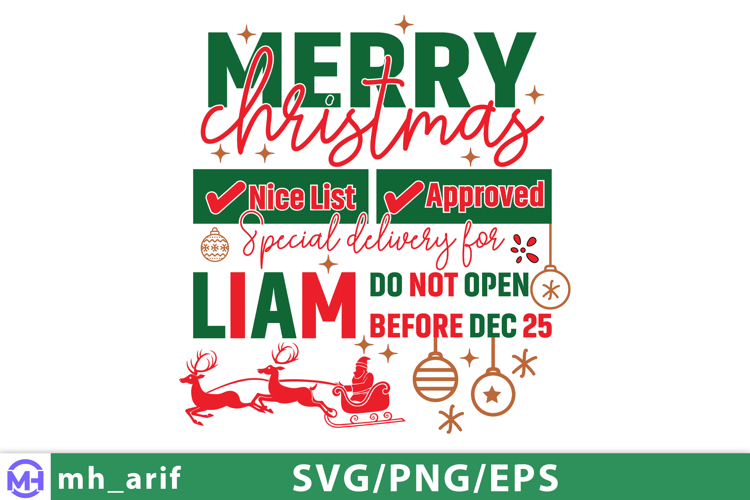 Christmas Gift Tag SVGs