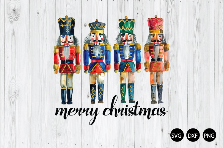 Nutcrackers PNG, Merry Christmas PNG