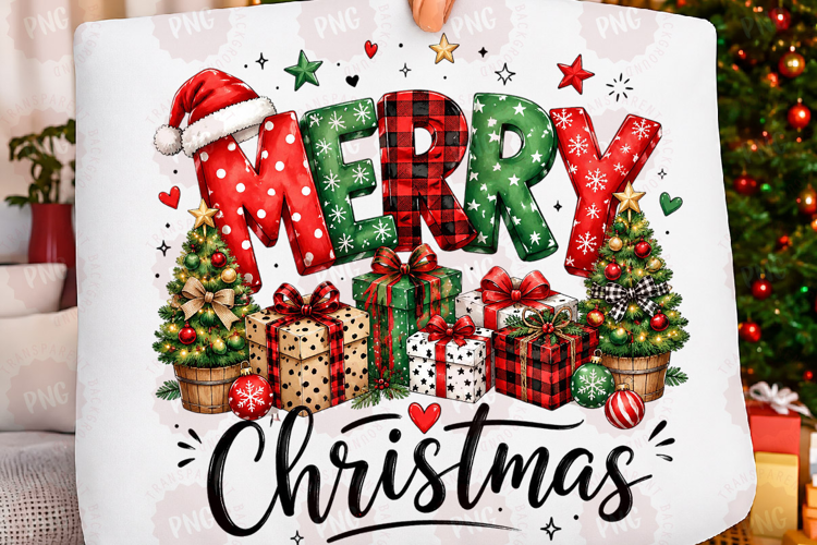 Merry Christmas Sublimation Png