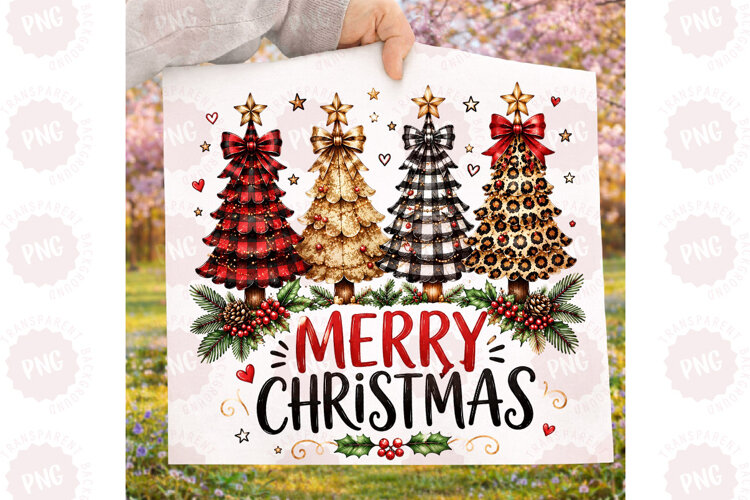 Merry Christmas Sublimation Png example image 1
