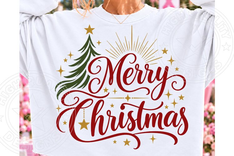 Merry Christmas PNG Design example image 1