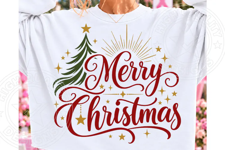 Merry Christmas PNG Design