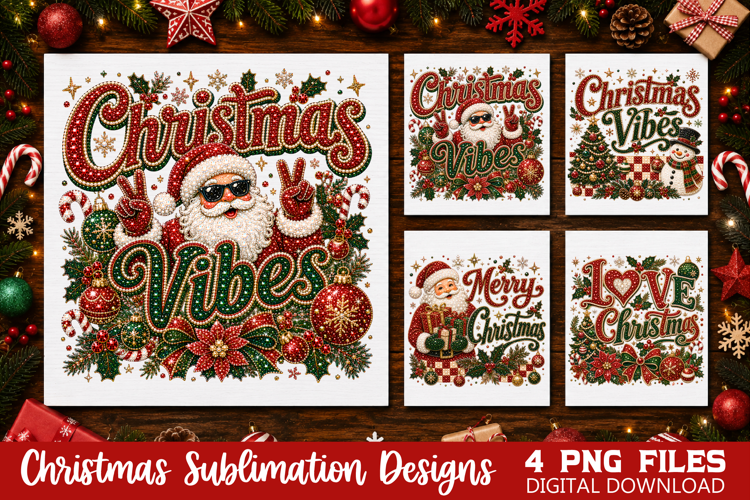 Christmas Holiday Sublimation PNG