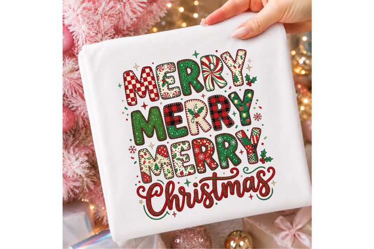 Merry Christmas PNG for Shirts
