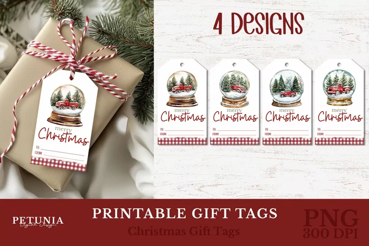 Vintage Gift Tags | Printable Christmas Gift Tags