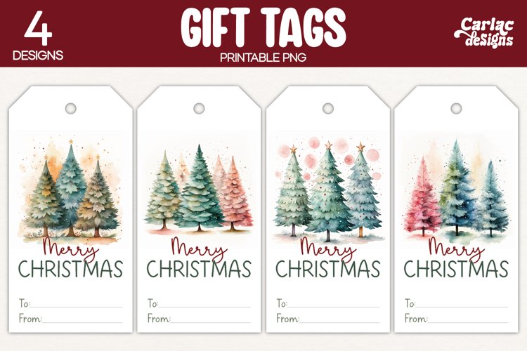 Christmas Gift Tags Merry Christmas Printable Tags