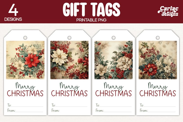 Christmas Gift Tags Merry Christmas Printable Tags