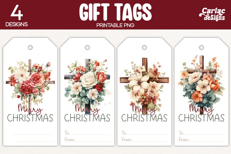 Merry Christmas Printable Tags