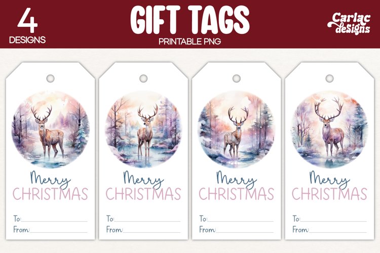 Christmas Gift Tags Merry Christmas Printable Tags