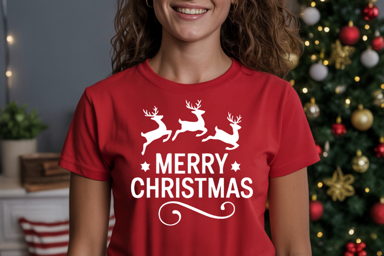 Merry Christmas Reindeers SVG